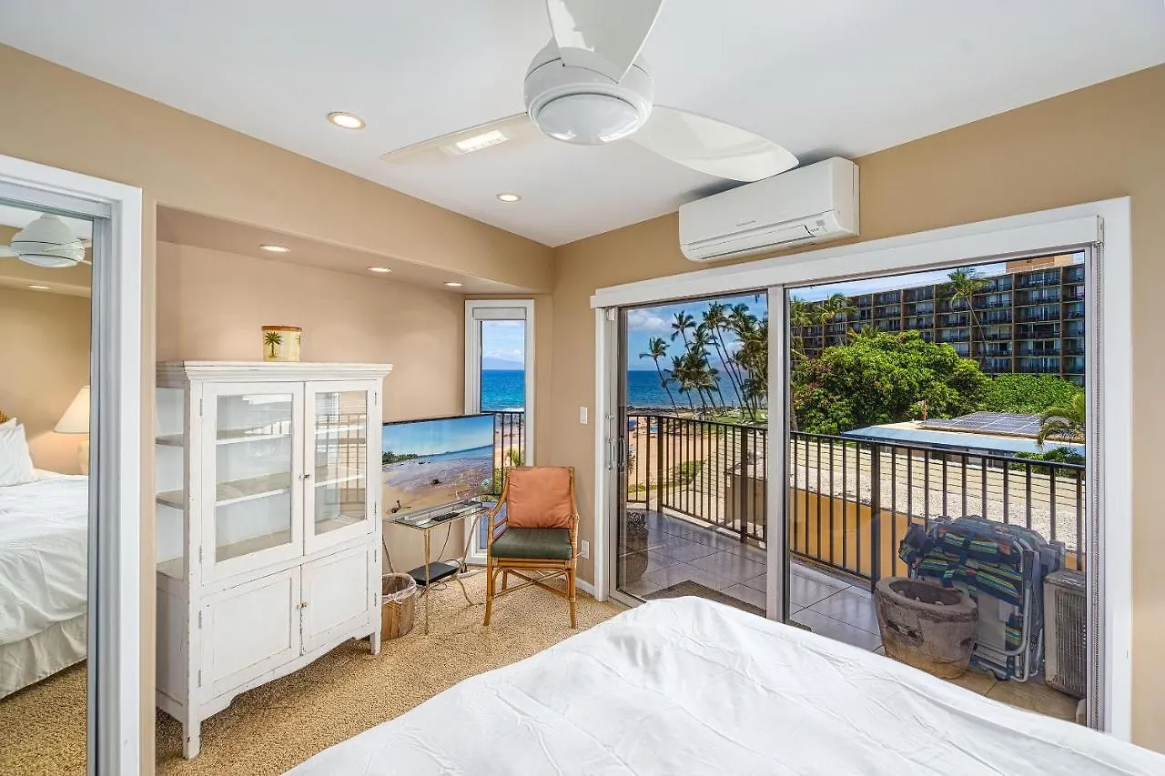 Hale Hui Kai 313, Direct Ocean Front, Split Ac Villa Wailea